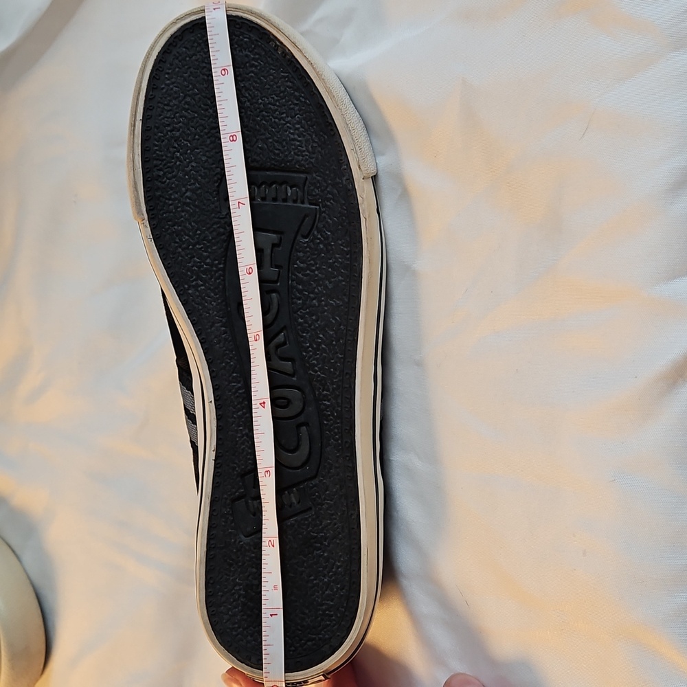 Coach Women's Black and Tan Sneakers - Picture 14 of 16